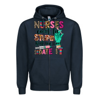 Navy cowgirl nurses can't fix stupid Zipper Hoodie - CowGirlArtShop