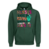 Sports Green cowgirl nurses can't fix stupid Zipper Hoodie - CowGirlArtShop