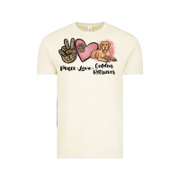 Vintage Arctic peace love golden retriever Vintage Tee - JahusDesignShop