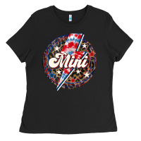 Black Western Mini Patriotic Ladies Tee - LillyAllenDesigns