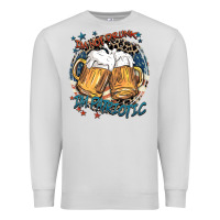 Dove Grey I'm not drunk i'm patriotic Premium Sweatshirt - FaDigitalArtStudio