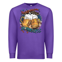 Purple I'm not drunk i'm patriotic Premium Sweatshirt - FaDigitalArtStudio