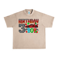 French Oak birthday boy 3 Urban Heavy Tee - BundleAndBundleShop