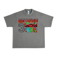 Tornado birthday boy 3 Urban Heavy Tee - BundleAndBundleShop
