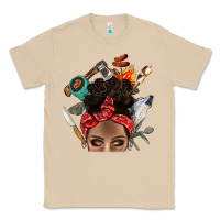 Mushroom Wild Camping Afro Messy Bbs Classic Tee - BundleAndBundleShop