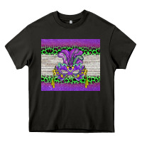 Asphalt mardi gras  mask Heavy Core Tee - BarkalooDesign