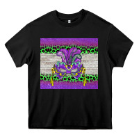 Black mardi gras  mask Heavy Core Tee - BarkalooDesign