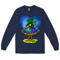 Navy St Patricks Day Gnome Long Sleeve Tee - Bettercallsaul