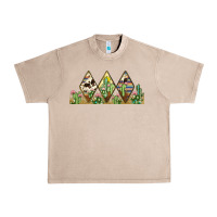 French Oak cactus cowhide serape Urban Heavy Tee - JahusDesignShop
