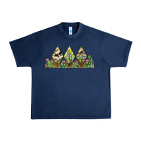 Navy cactus cowhide serape Urban Heavy Tee - JahusDesignShop