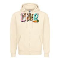Sandshell Love Easter Rabbit Easter Day Zipper Hoodie - HowdyJamesFarm