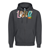 Smoke Love Easter Rabbit Easter Day Zipper Hoodie - HowdyJamesFarm