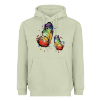 Matcha rainbow butterfly pride Heavyweight Hoodie - FaDigitalArtStudio
