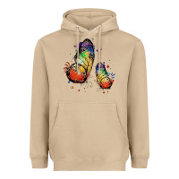 Mushroom rainbow butterfly pride Heavyweight Hoodie - FaDigitalArtStudio