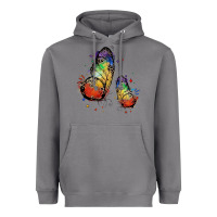 Storm rainbow butterfly pride Heavyweight Hoodie - FaDigitalArtStudio