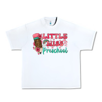 White little miss preschool Urban Heavy Tee - BundleAndBundleShop