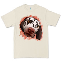 Bone dalmatians peach glitter background Premium Tee - Jasminsmagicworld