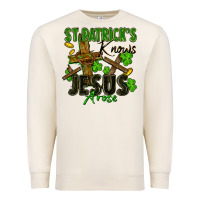 Sandshell St. Patrick's knows Jesus arose Premium Sweatshirt - FaDigitalArtStudio