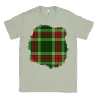 Matcha Christmas Tartan Patch Classic Tee - BundleAndBundleShop