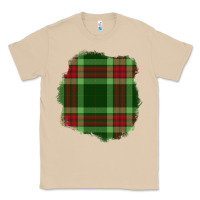 Mushroom Christmas Tartan Patch Classic Tee - BundleAndBundleShop