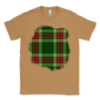Toasted Coconut Christmas Tartan Patch Classic Tee - BundleAndBundleShop