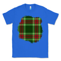 True Royal Christmas Tartan Patch Classic Tee - BundleAndBundleShop