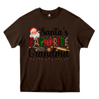 Chocolate Brown santa's favorite grandma Heavy Core Tee - AdoDesignShop