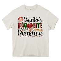 Cream santa's favorite grandma Heavy Core Tee - AdoDesignShop