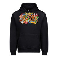 Black basketball sister Urban Hoodie - CowhideDigitalArt
