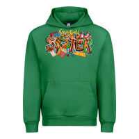 Emerald basketball sister Urban Hoodie - CowhideDigitalArt