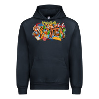 Navy basketball sister Urban Hoodie - CowhideDigitalArt