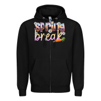 Black Spring break Easter Day Zipper Hoodie - HowdyJamesFarm