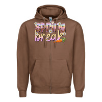 Chestnut Spring break Easter Day Zipper Hoodie - HowdyJamesFarm