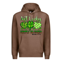 Chestnut St. Patrick's Not lucky simply blessed Premium Hoodie - OliviaCreatesArt