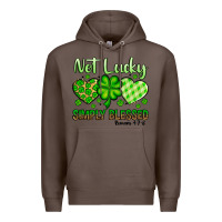 Coffee St. Patrick's Not lucky simply blessed Premium Hoodie - OliviaCreatesArt