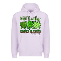 Lilac St. Patrick's Not lucky simply blessed Premium Hoodie - OliviaCreatesArt