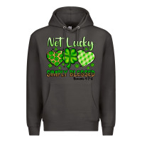 Smoke St. Patrick's Not lucky simply blessed Premium Hoodie - OliviaCreatesArt