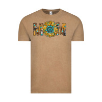 Vintage Coffee Western Mom With Gemstone And Sunflower Vintage Tee - BundleAndBundleShop