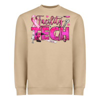 Breast Cancer Facility Tech Heavyweight Sweatshirt | Teevron