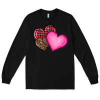 Black valentine's day hearts Long Sleeve Tee - RanaPortraitStore