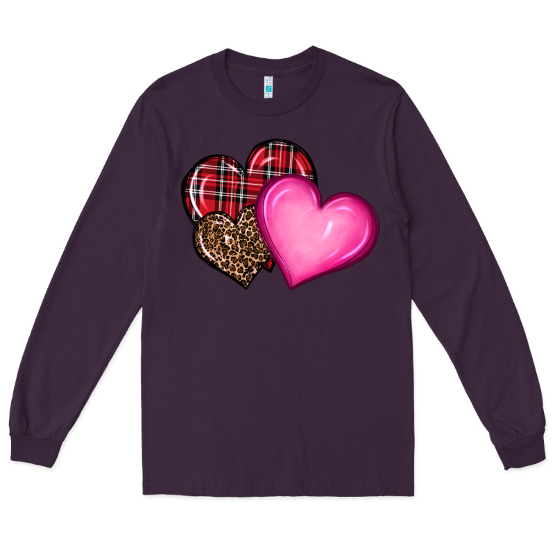 Valentine's Day Hearts Long Sleeve Tee by RanaPortraitStore | Teevron