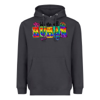 Smoke we are all human Heavyweight Hoodie - FaDigitalArtStudio
