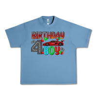 Pebble Blue birthday boy 4 Urban Heavy Tee - BundleAndBundleShop