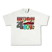 Pistachio birthday boy 4 Urban Heavy Tee - BundleAndBundleShop