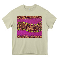 Mossy mardi gras  leopard pink glitter bead Heavy Core Tee - BarkalooDesign