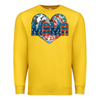 Lemon American Mama heart Premium Sweatshirt - FaDigitalArtStudio
