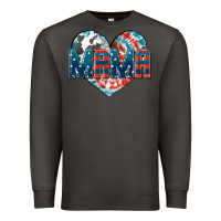 Smoke American Mama heart Premium Sweatshirt - FaDigitalArtStudio