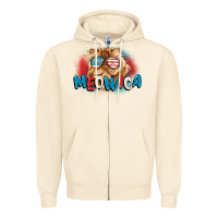 Sandshell meowica 4th of july Zipper Hoodie - CowGirlArtShop