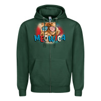 Sports Green meowica 4th of july Zipper Hoodie - CowGirlArtShop