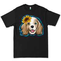 Black cocker spaniel sunflower Premium Tee - Jasminsmagicworld